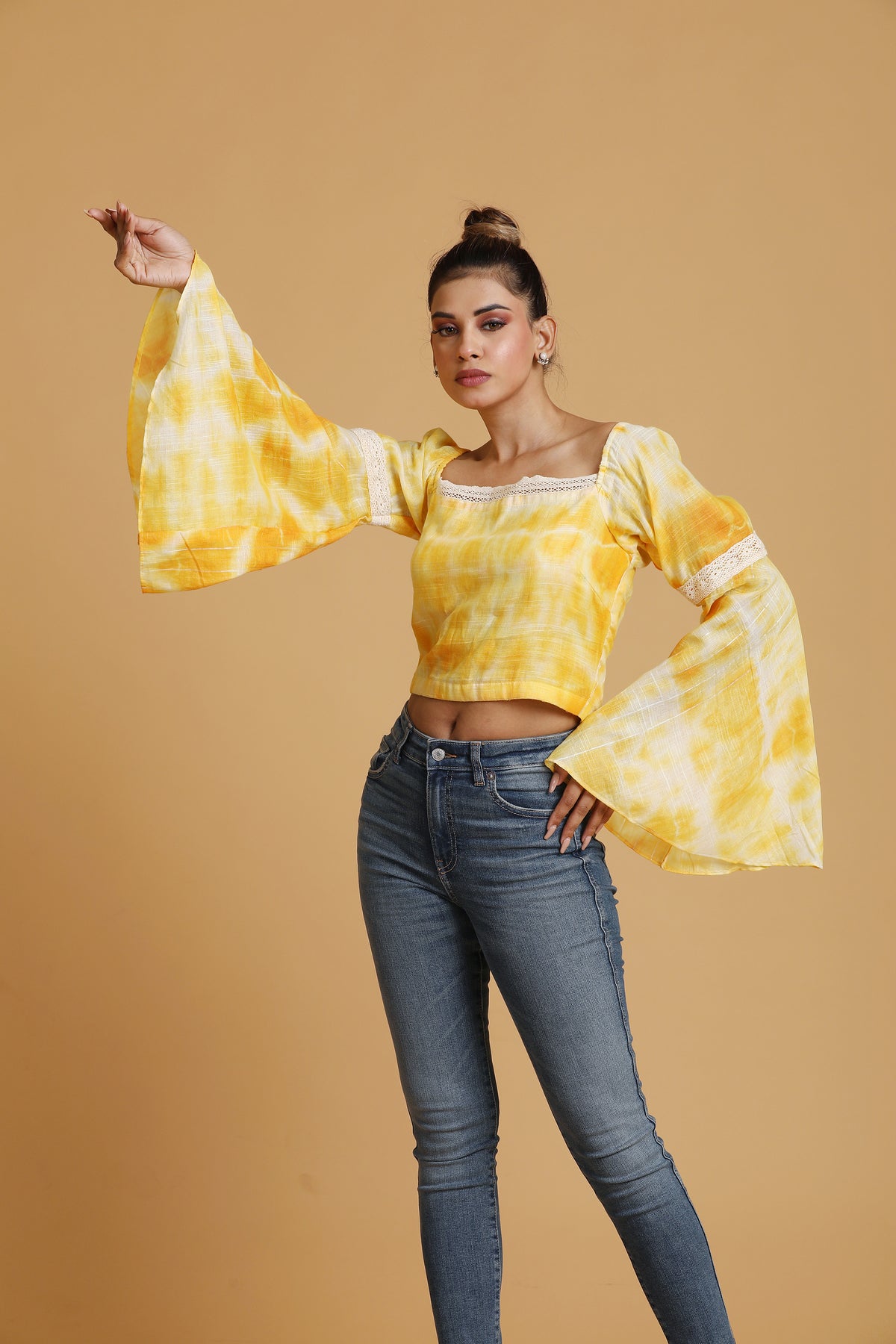 Bell Sleeve Crop top