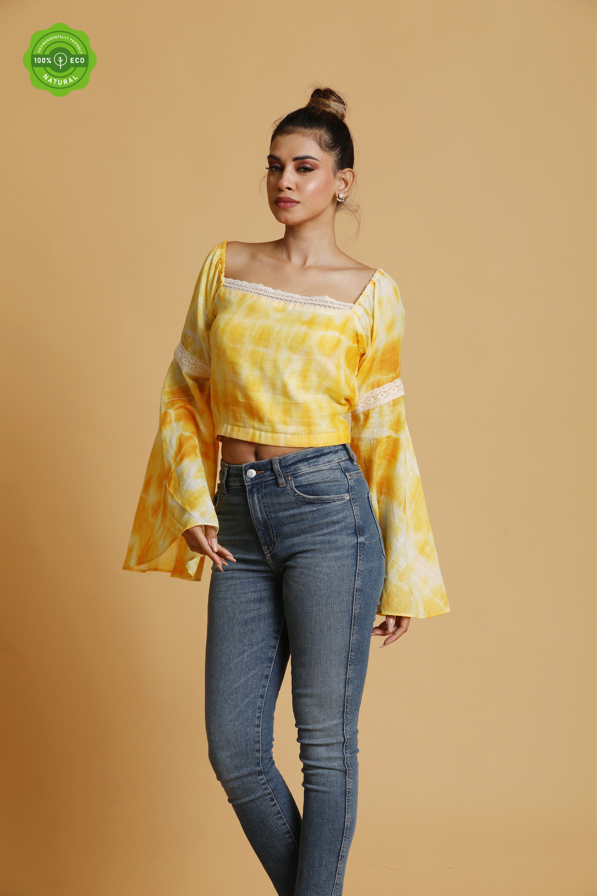 Bell Sleeve Crop top