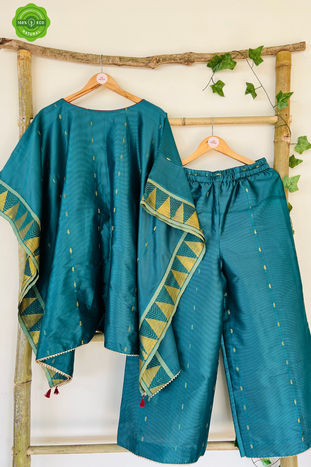 Green Kaftan with Bottom