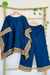 Navy Blue Kaftan With Bottom