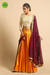 Orange Sequins Lehenga set