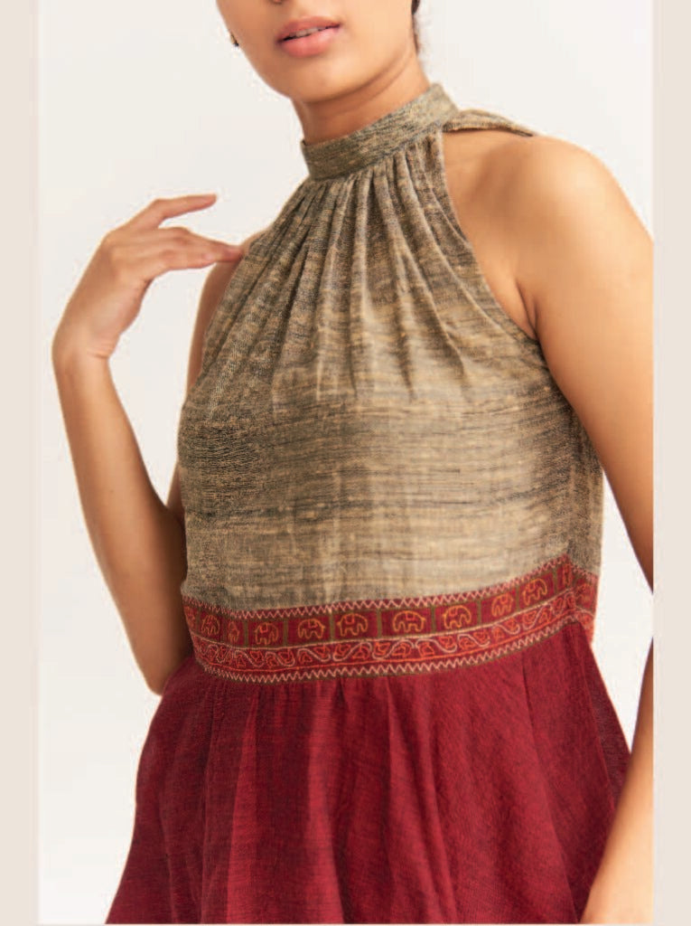 Peplum Top With Dhoti