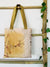 Faded White & Brown Sling Bag, Tote Bag and Mats