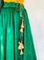 Emerald Green Lehenga With Attached Dupatta