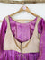 Lavender Anarkali With Attached Jacket