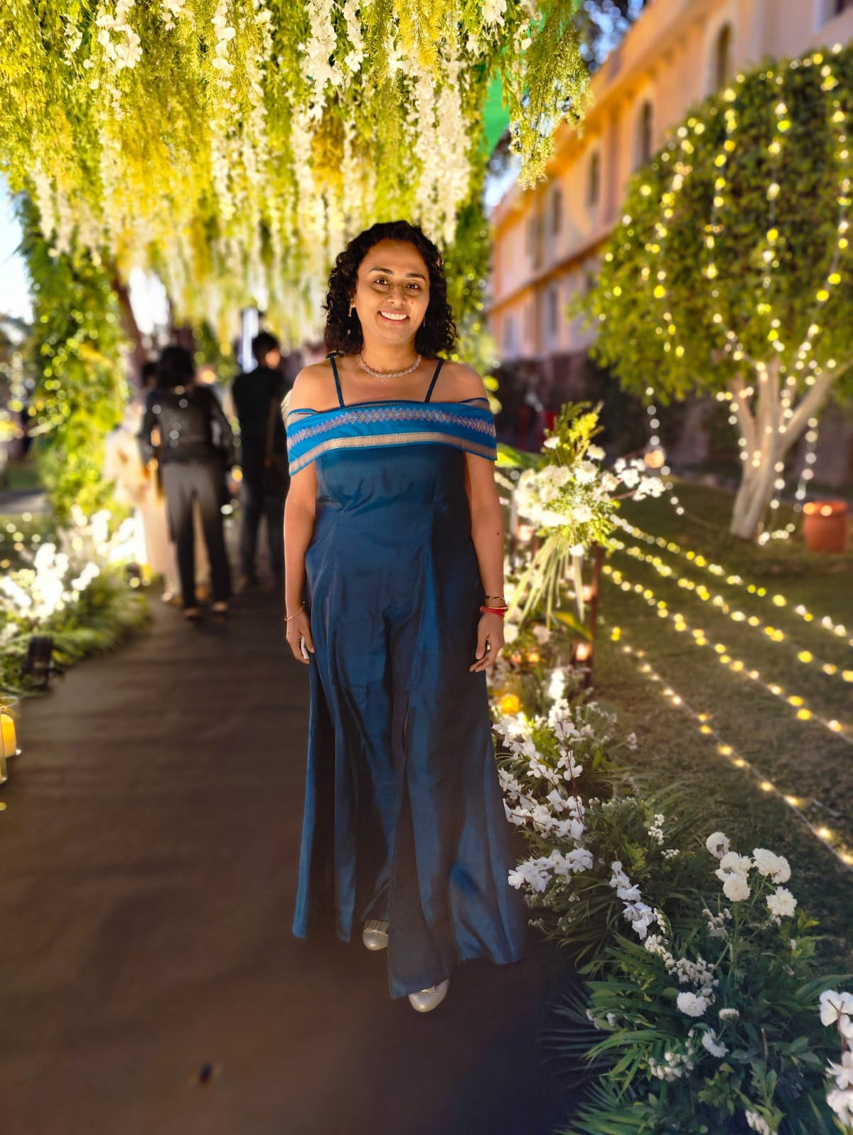 Classic Blue Cocktail Dress