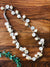 White Buttoned Necklace