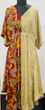 Dual Printed Flared Kaftan