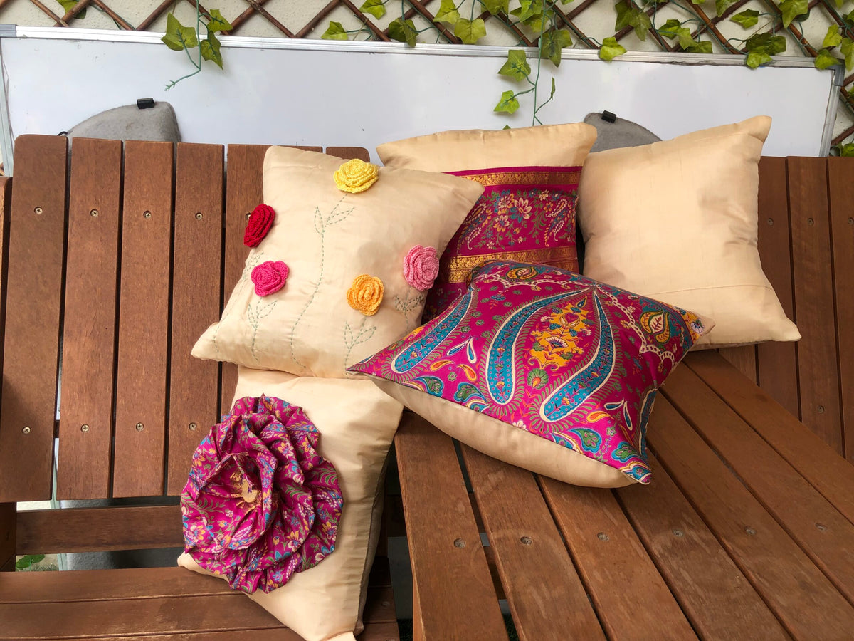 Silk Cushion Covers