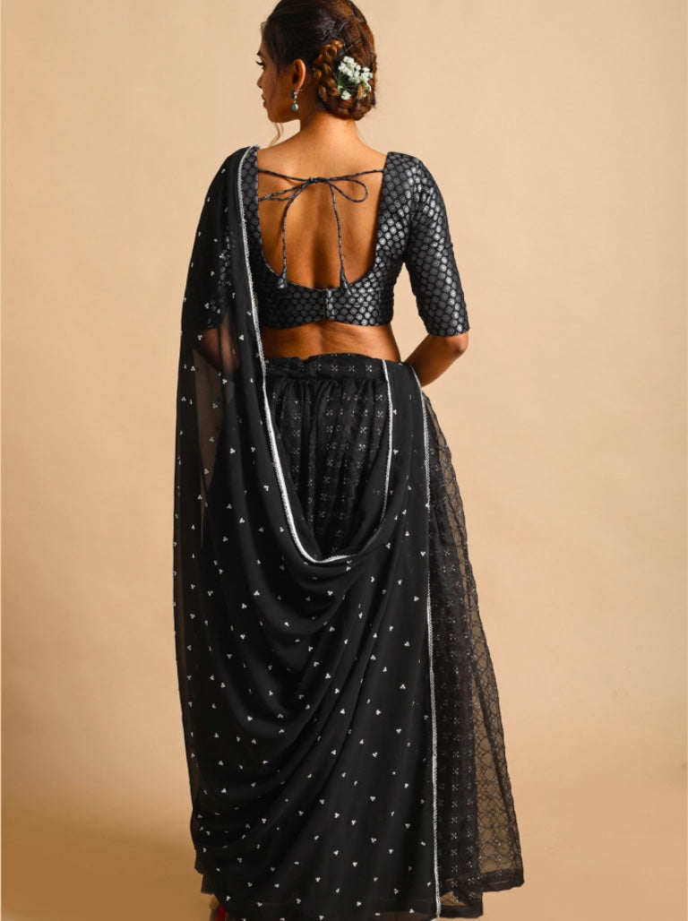 Black Lehenga Set