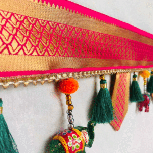 Pink Bordered Toran