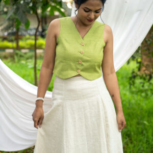 Viola linen waistcoat