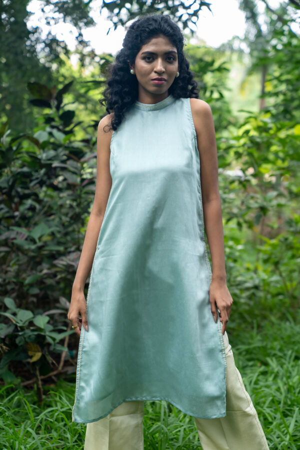 OVIYUM KURTA(teal) - Image 2
