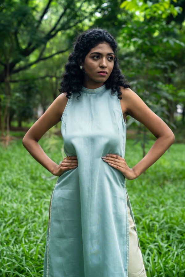 OVIYUM KURTA(teal) - Image 9