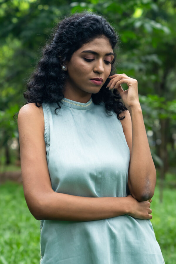 OVIYUM KURTA(teal) - Image 3