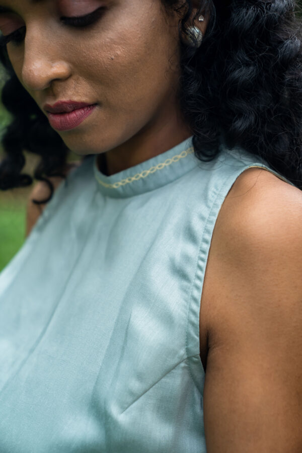 OVIYUM KURTA(teal) - Image 7