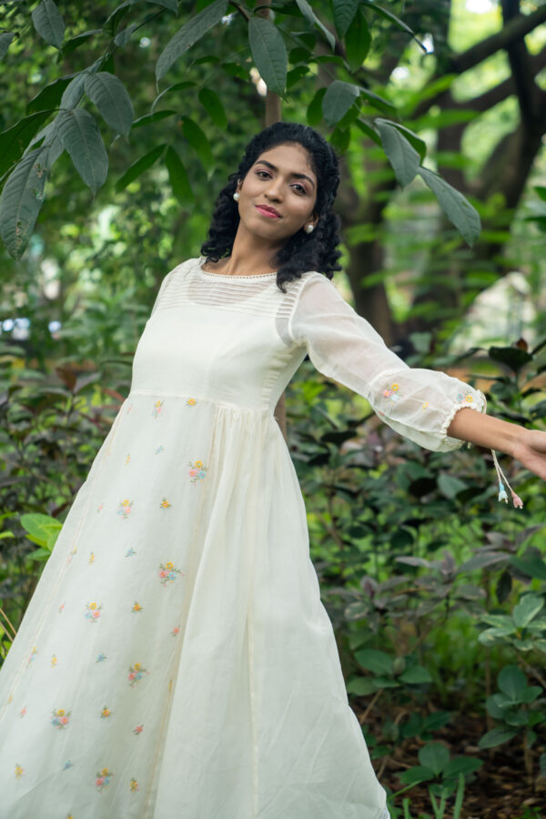 chanderi dress