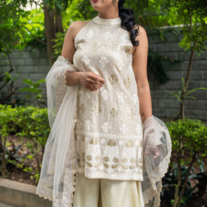 Festive halter neck sharara
