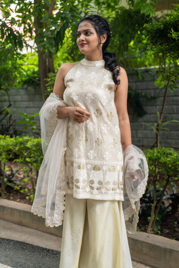 Festive halter neck sharara