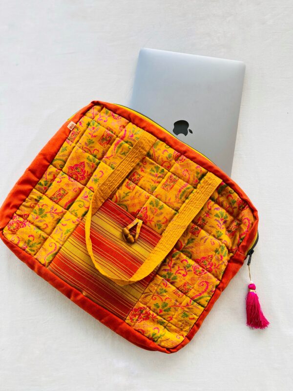 Quilted Laptop Bag - Image 3