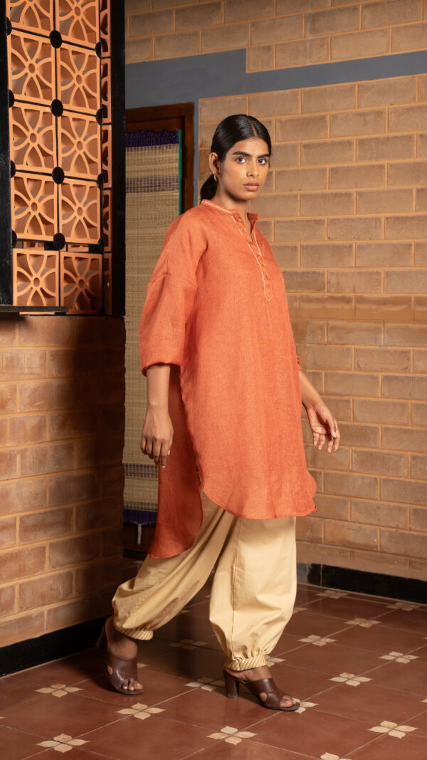 MOONGIL KURTA(rust) - Image 4