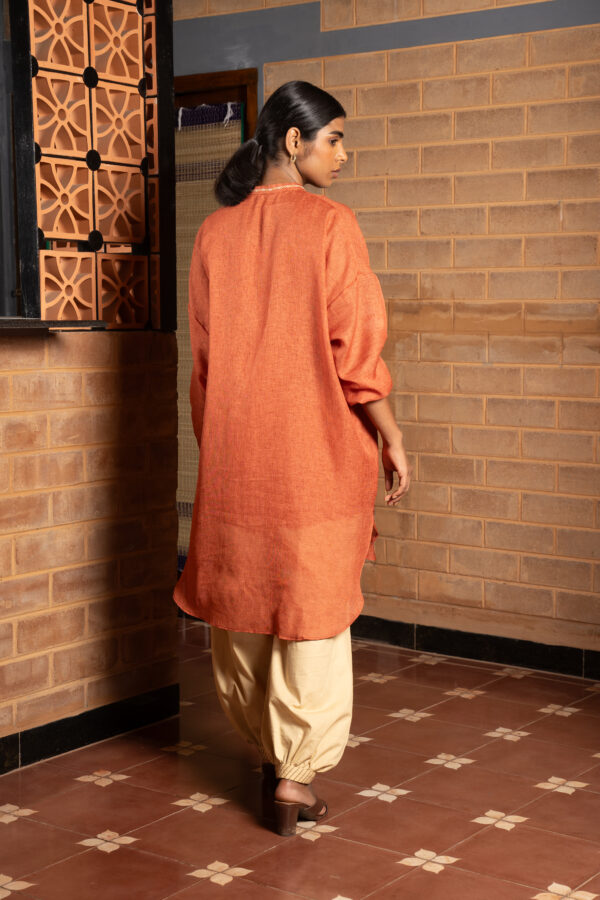 MOONGIL KURTA(rust) - Image 2