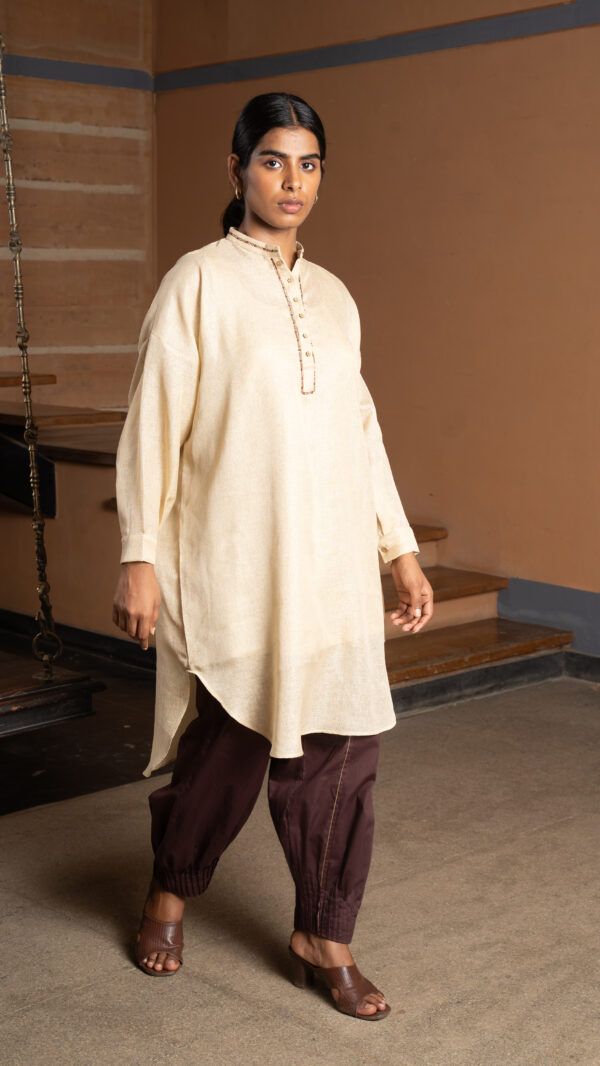 MOONGIL KURTA(beige) - Image 4