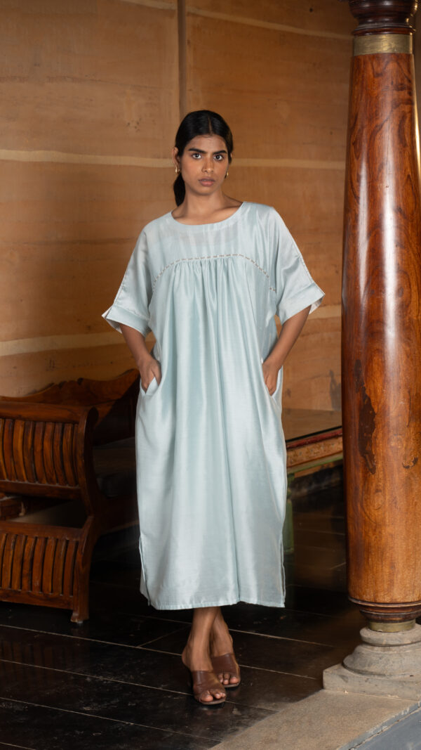 MEGHAM KURTA(teal) - Image 3