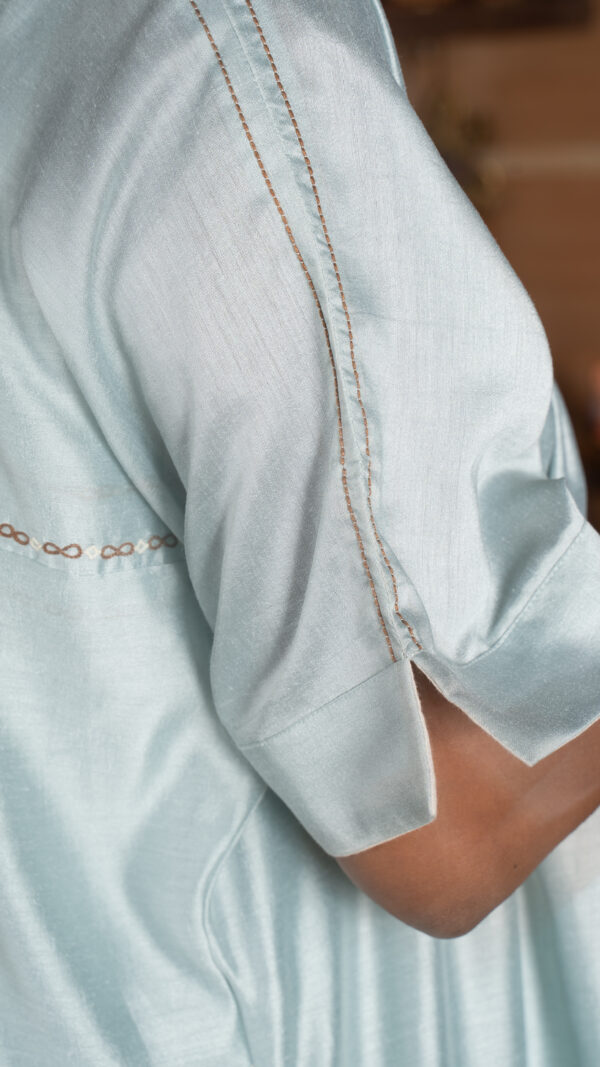 MEGHAM KURTA(teal) - Image 6
