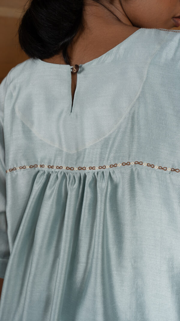 MEGHAM KURTA(teal) - Image 5