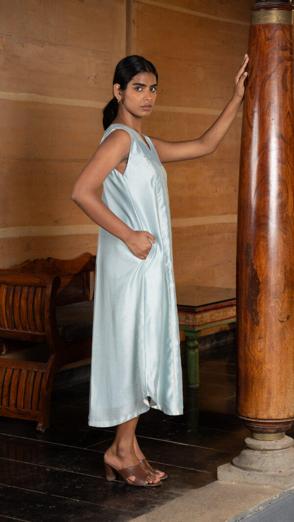 MALAR KURTA (teal) - Image 3