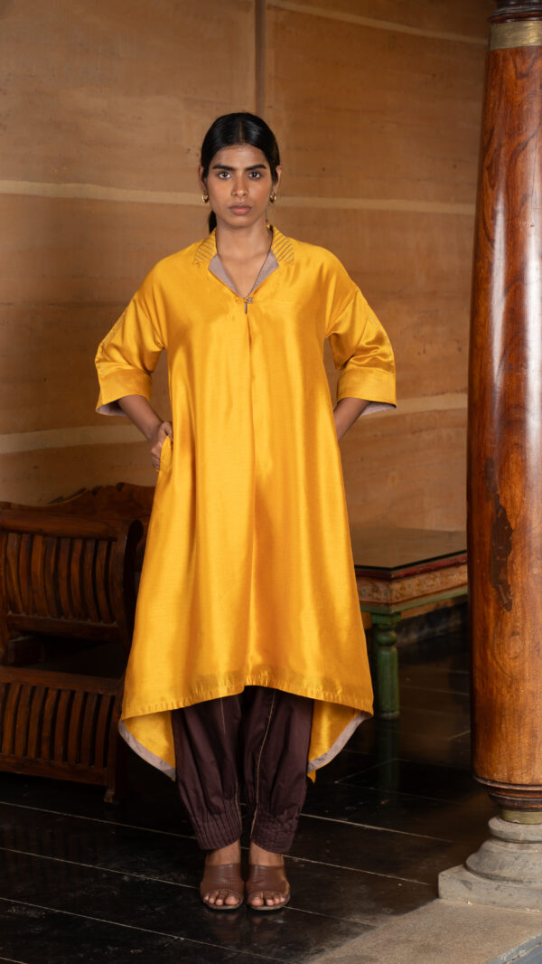 AHAANA KURTA (mustard) - Image 7