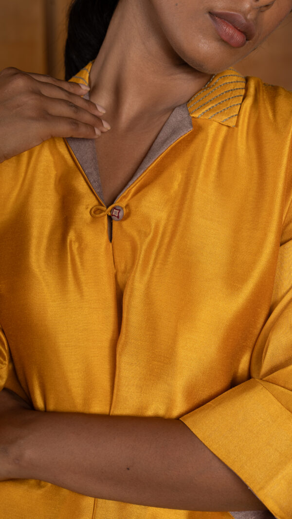 AHAANA KURTA (mustard) - Image 5