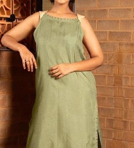 KOLAM KURTA (olive)